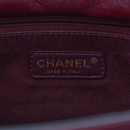 Chanel Calfskin Perfect Edge Small Tote Burgundy 6 of 10