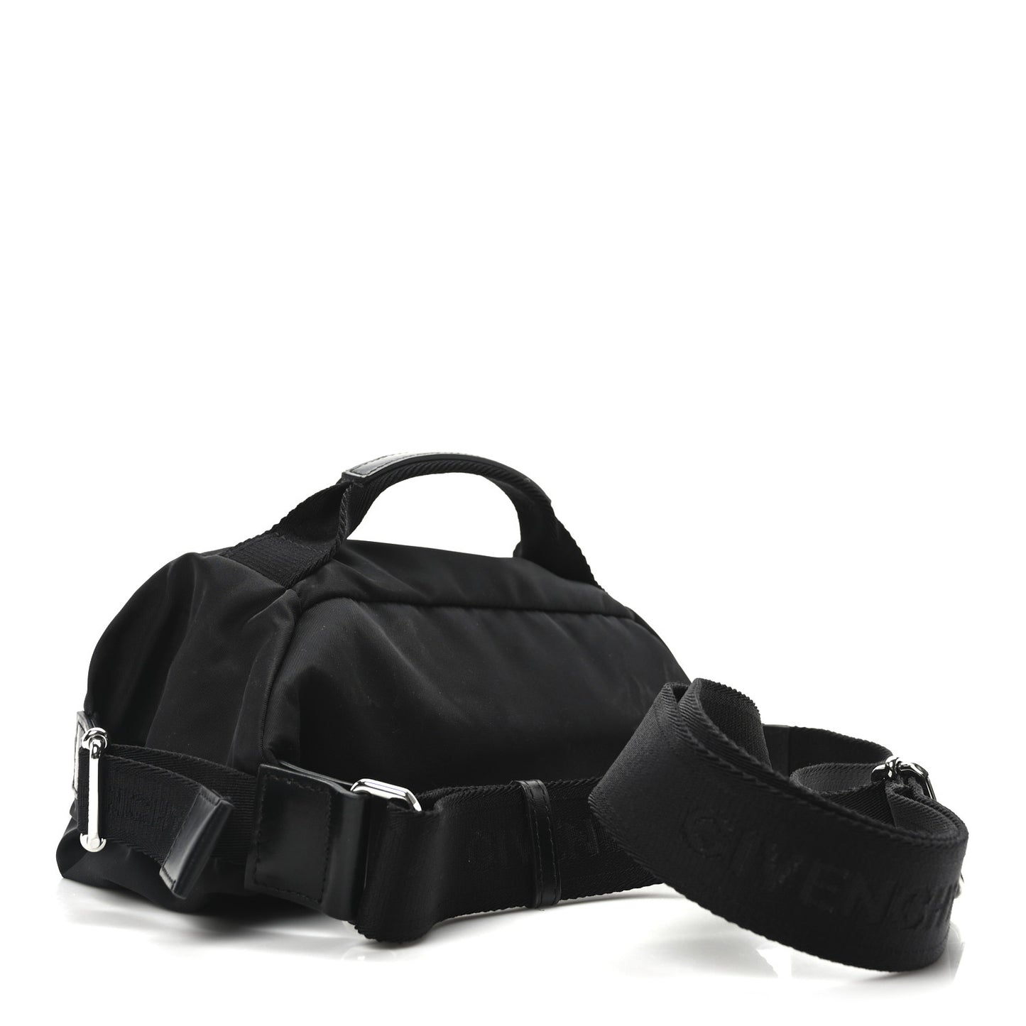 Nylon G-Zip Bum Bag Black
