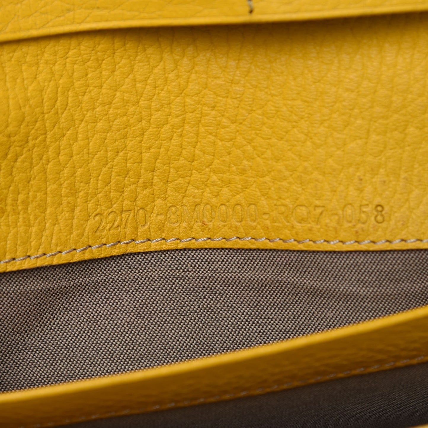 Zucchino Continental Wallet Yellow