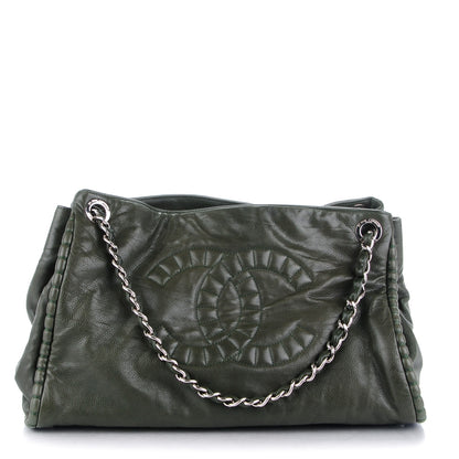 Chanel Calfskin On The Bund Open Accordion Tote Dark Khaki 1 of 7