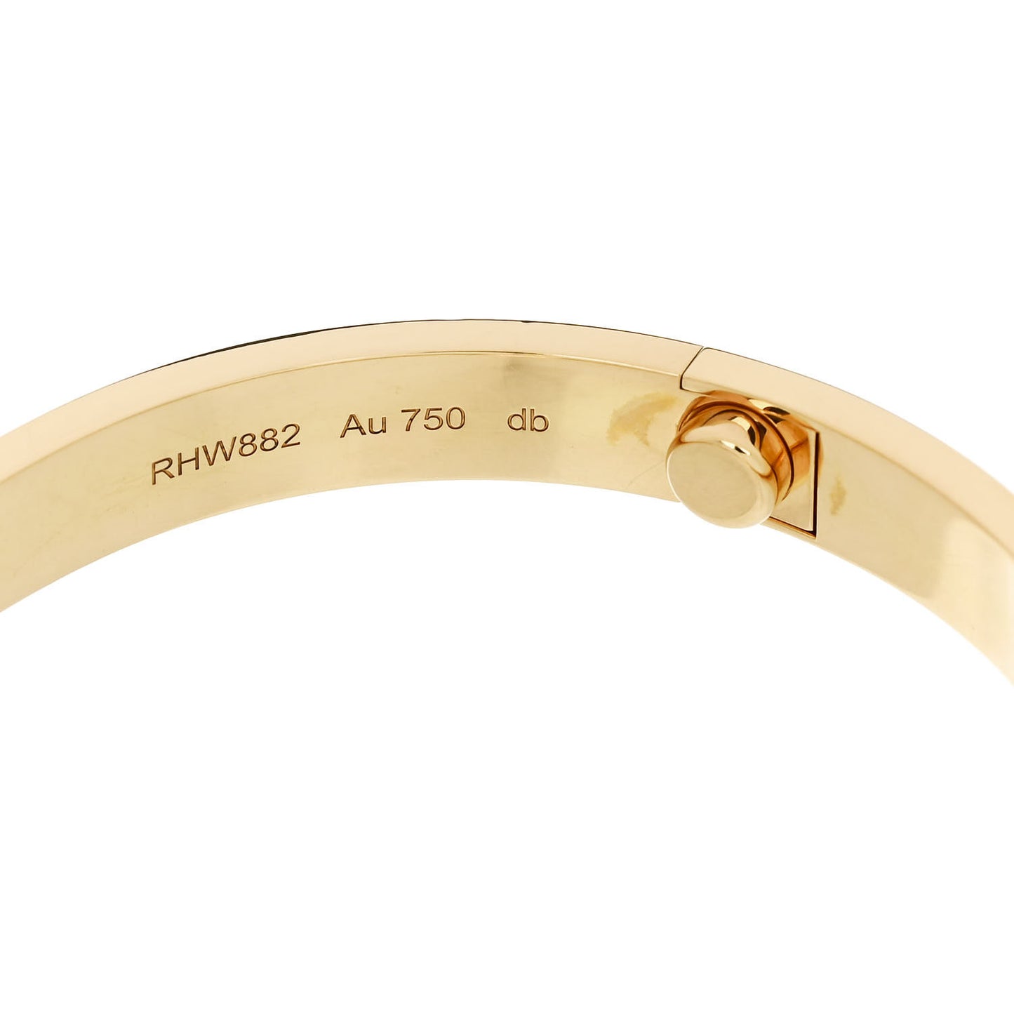 18K Yellow Gold LOVE Bracelet 17