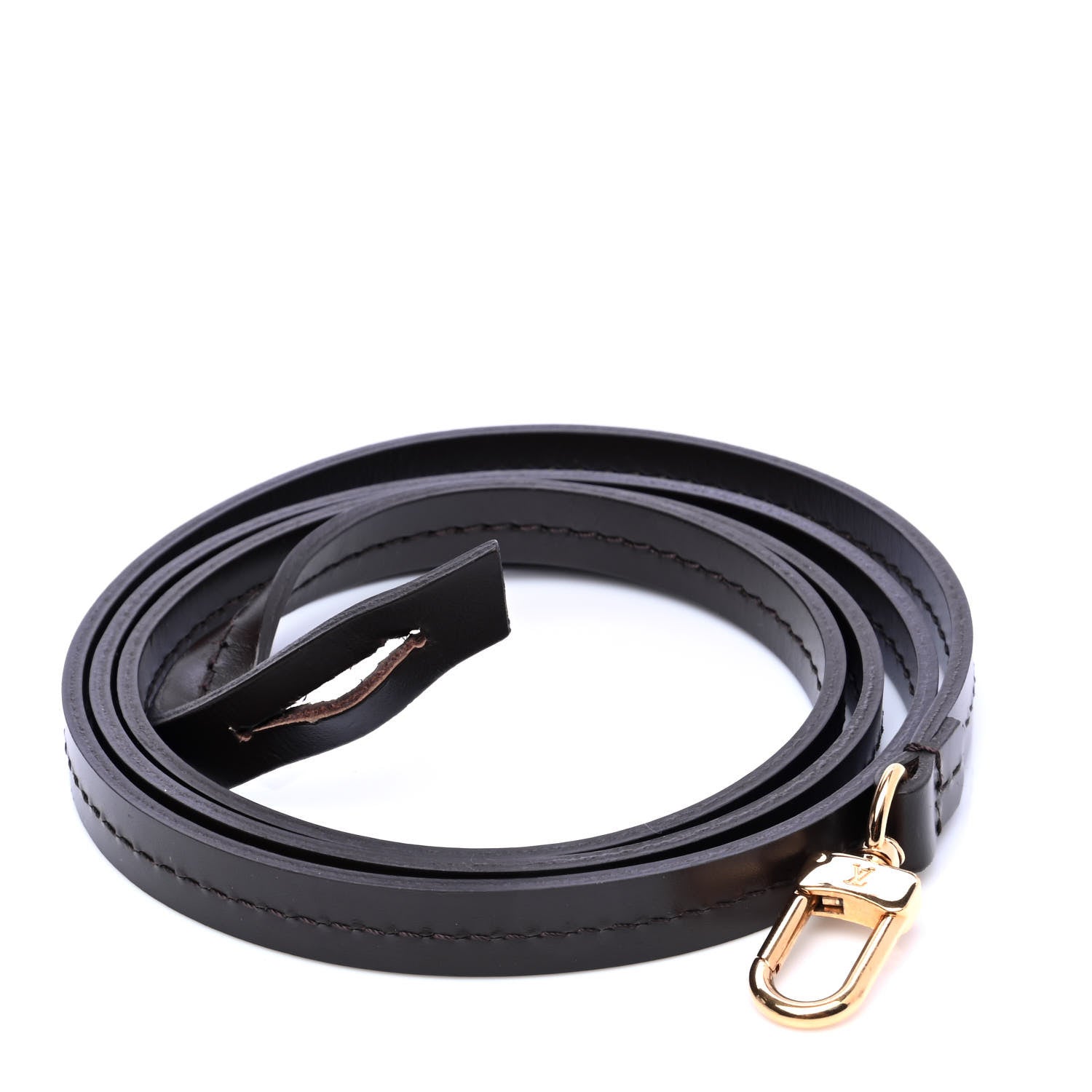 Louis Vuitton Calfskin 12mm Favorite Long Strap Brown 3 of 4