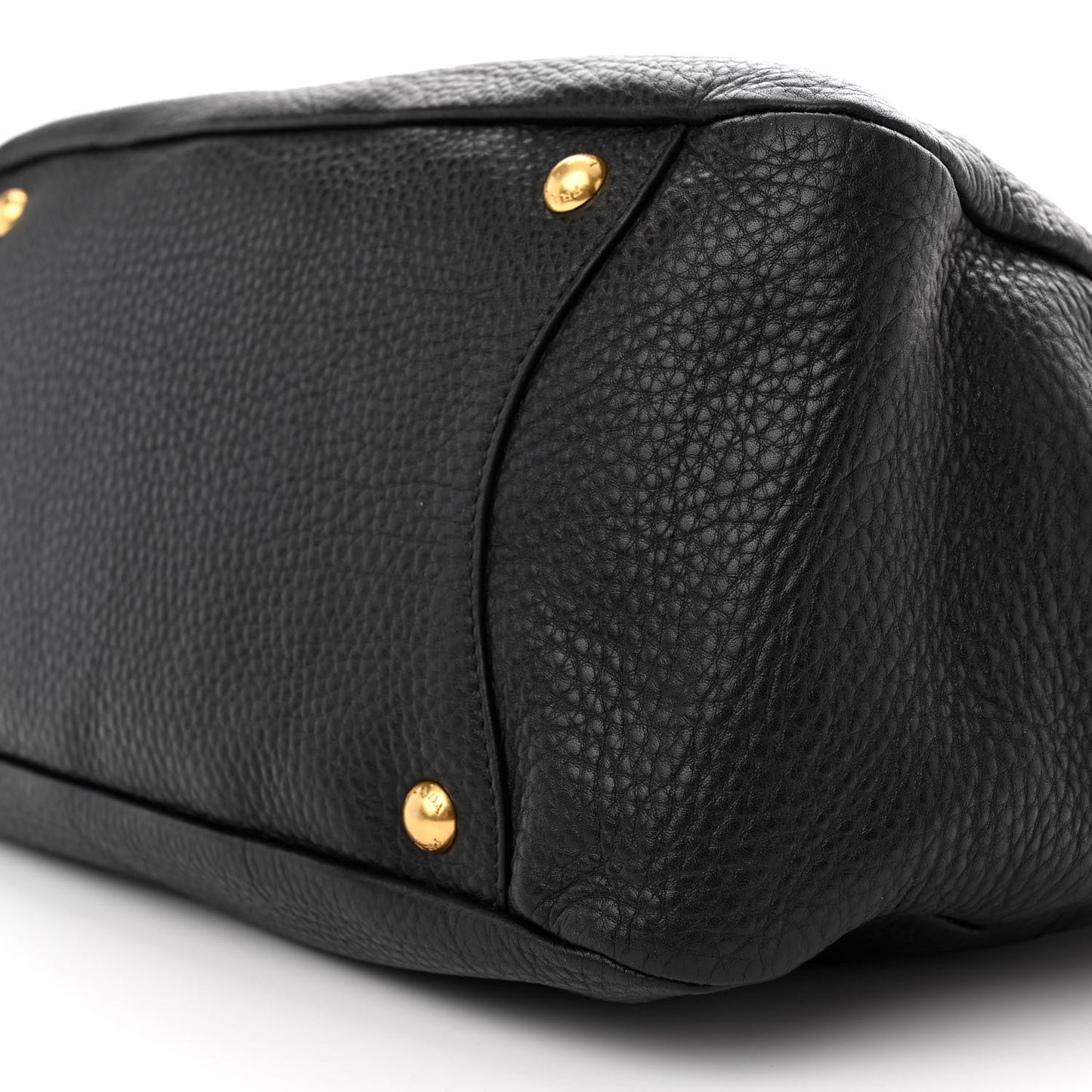 Vitello Daino Tote Black