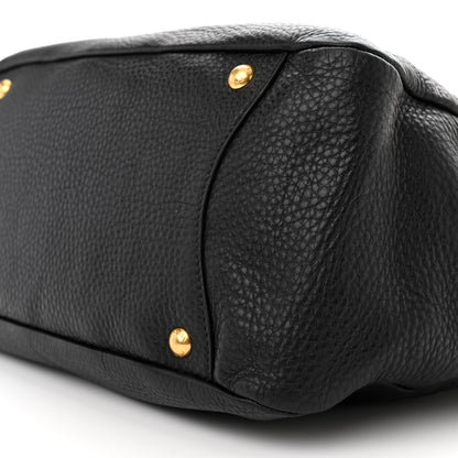 Prada Vitello Daino Tote Black 9 of 9