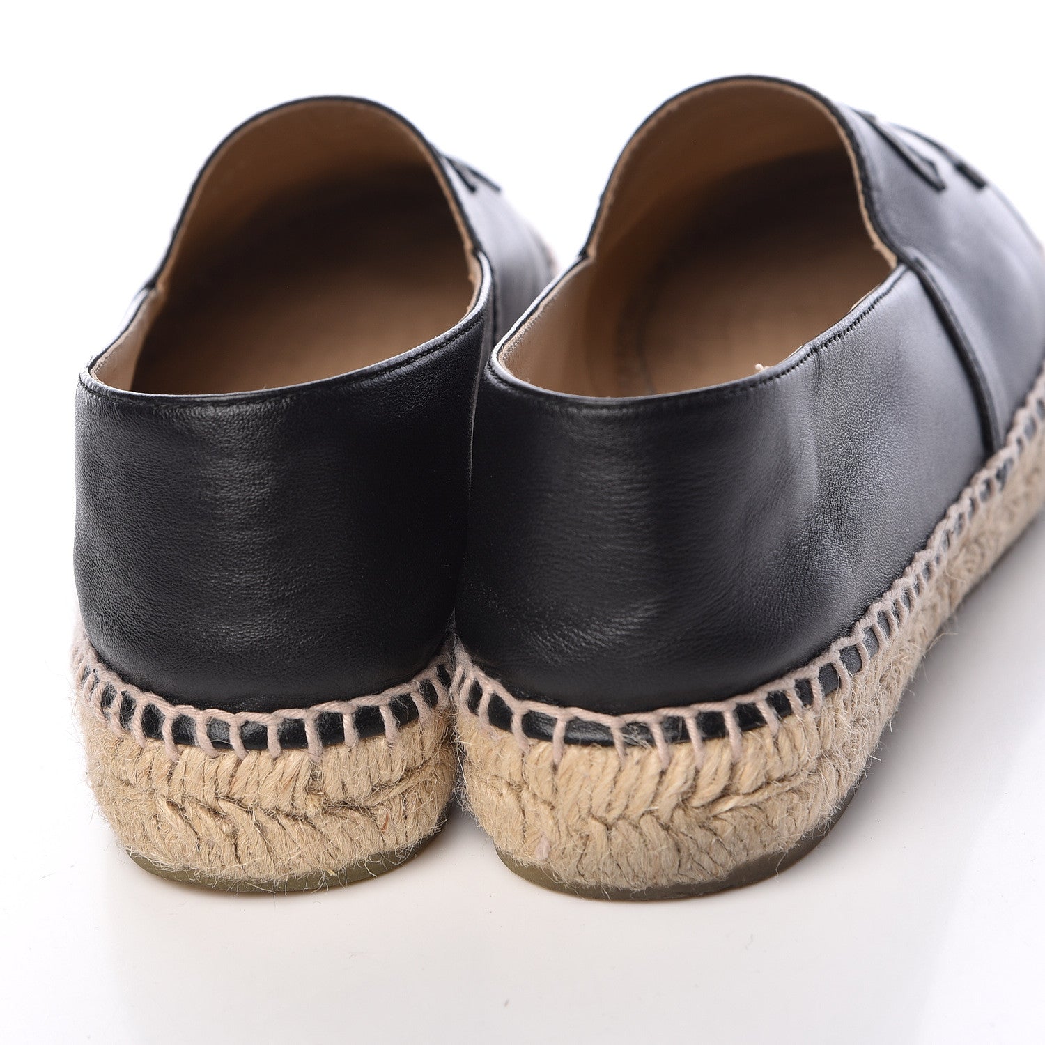 Chanel Lambskin CC Espadrilles 39 Black 15 of 16