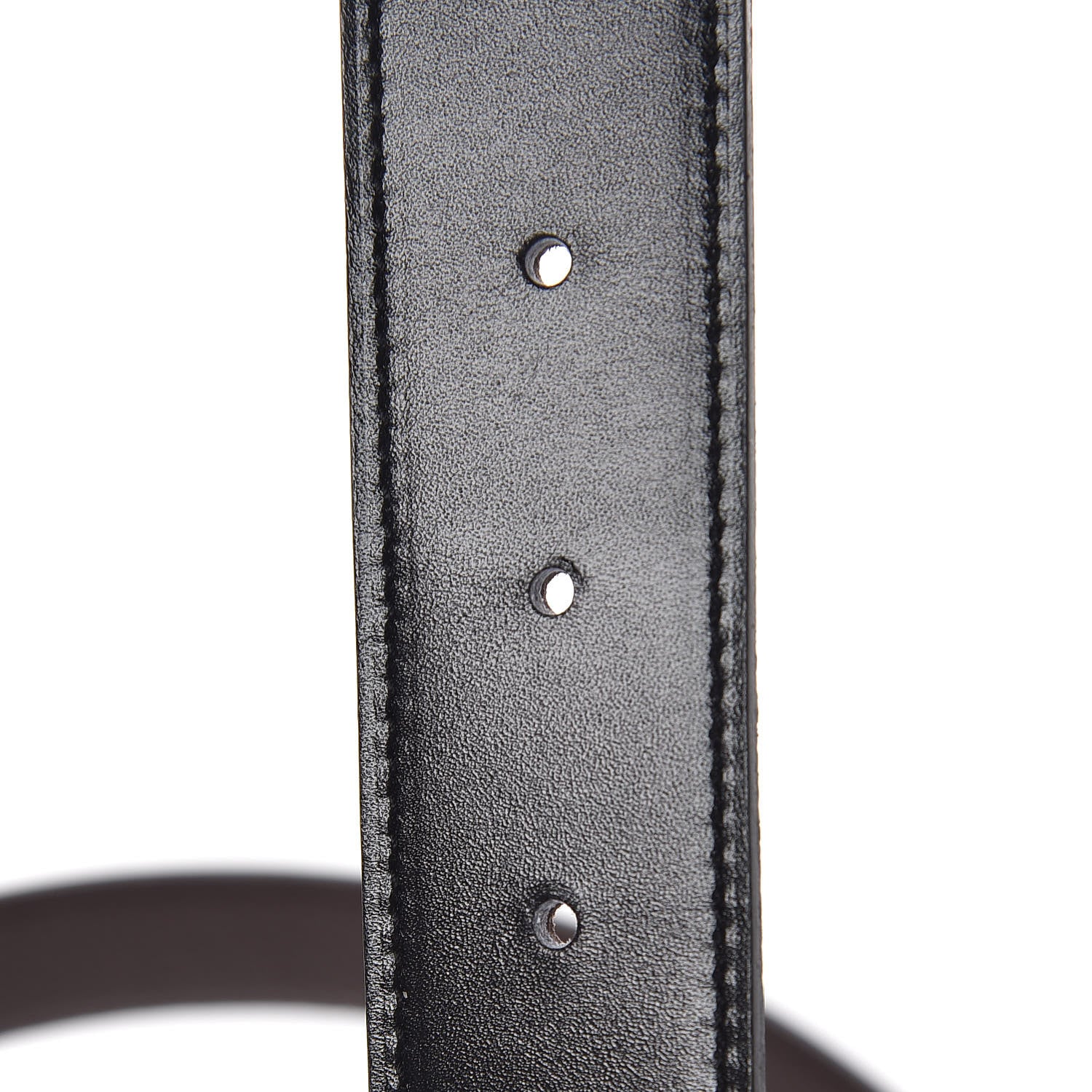 Hermes Box Togo 32mm H Belt 85 Black Chocolate 6 of 7