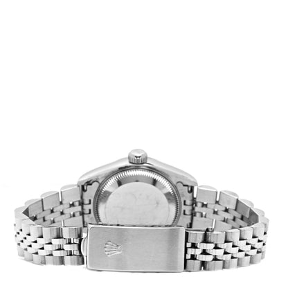 Rolex Stainless Steel 18K White Gold Diamond 26mm Oyster Perpetual Datejust Watch Blue Gradient 69174 3 of 4
