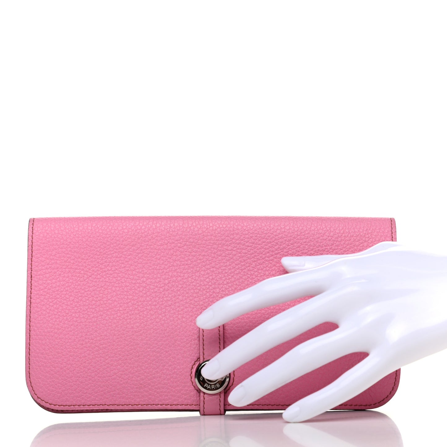 Togo Dogon Recto Verso Wallet 5P Pink
