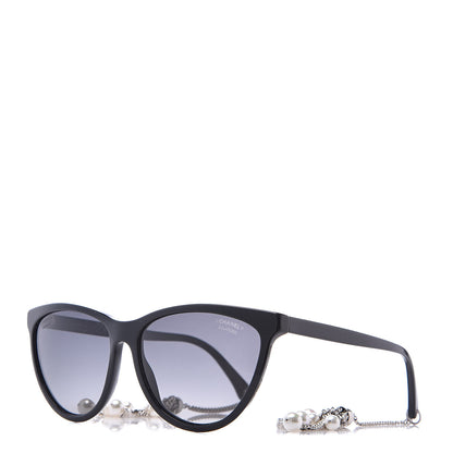 Chanel Acetate Fantasy Pearl Cat Eye Sunglasses 5341-H Black 1 of 6