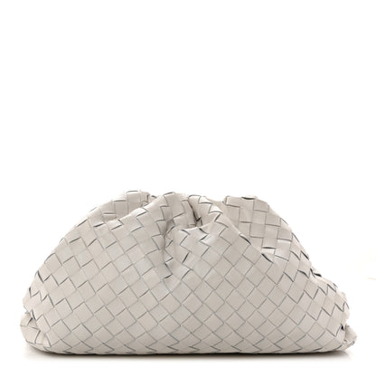Bottega Veneta Nappa Maxi Intreccio The Pouch Oversized Clutch Plaster 1 of 12