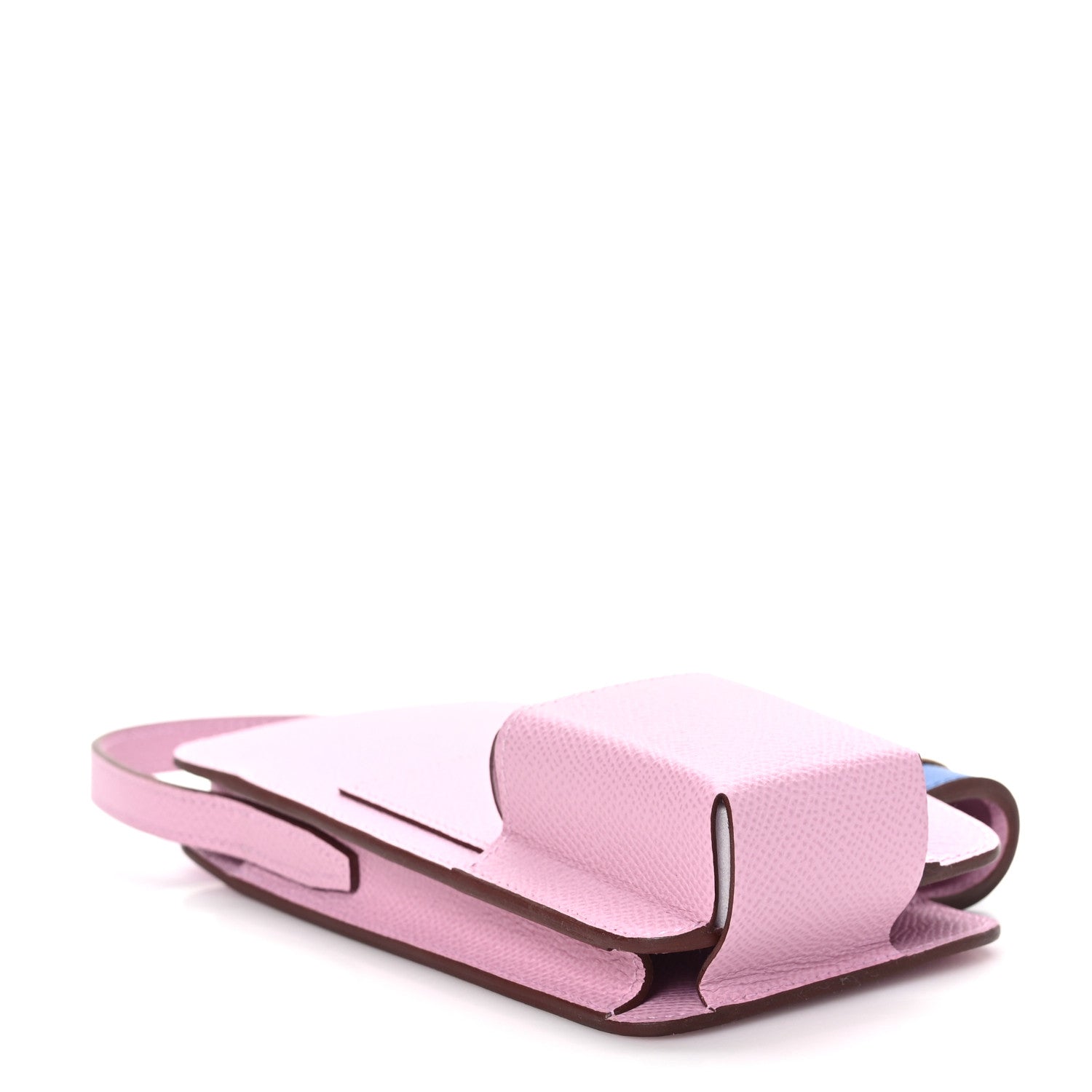 Hermes Epsom Hermesway Phone Case Mauve Sylvestre Chai Bleu Royale 3 of 8