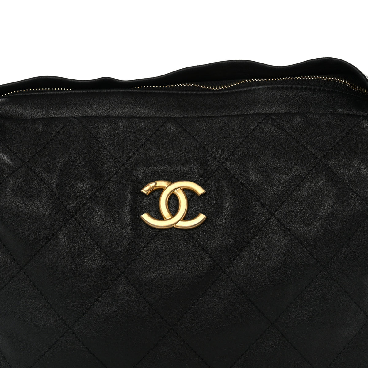 Chanel Calfskin Quilted Large Daily Hobo Black 8 of 10