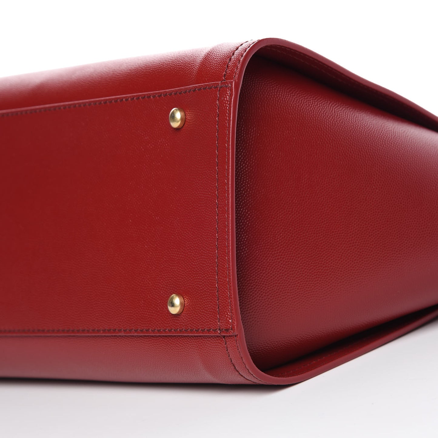 Caviar Small Studded Deauville Tote Red