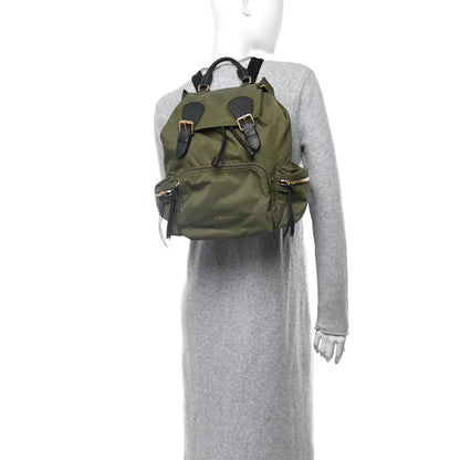 Burberry Nylon Medium Crossbody Rucksack Backpack Canvas Green 3 of 12