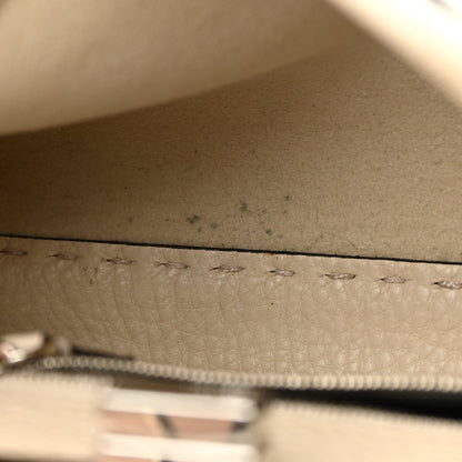 Fendi Cuoio Romano Selleria Mini Peekaboo Iconic Satchel Latte 12 of 18