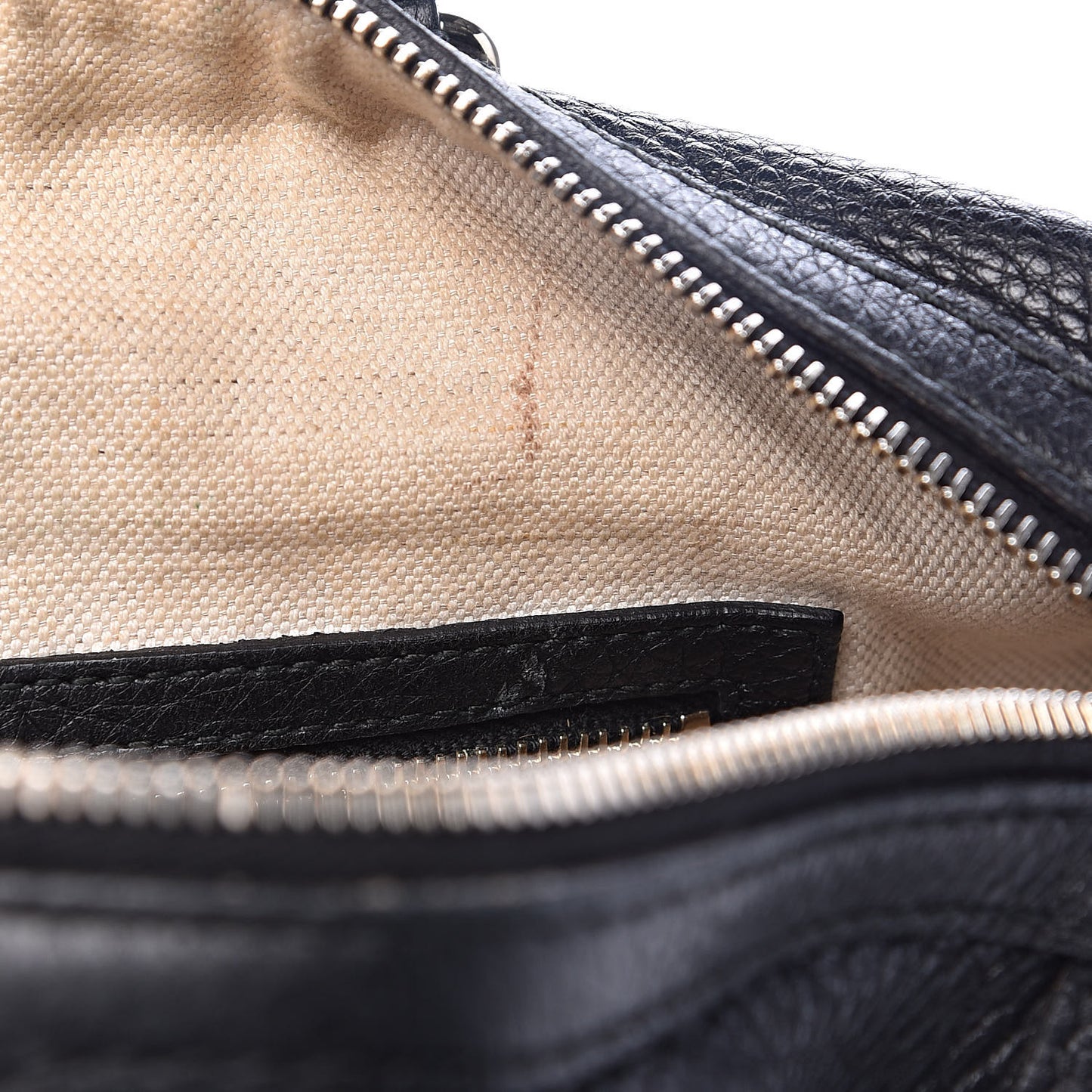 Calfskin Vintage Web Medium Boston Black