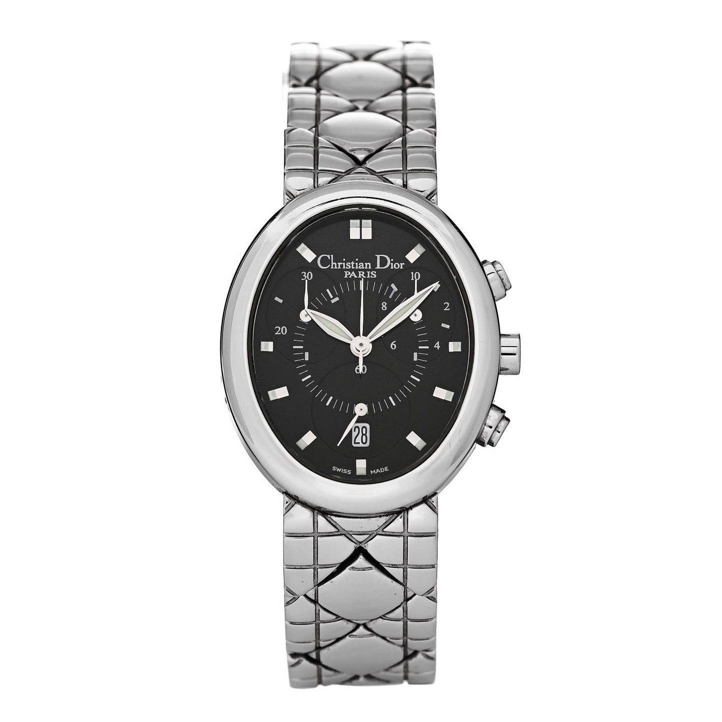 Stainless Steel 29mm Quartz Watch Black