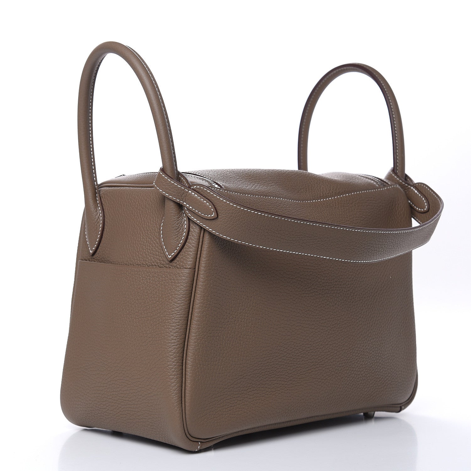 Hermes Taurillon Clemence Lindy 30 Etoupe 3 of 11