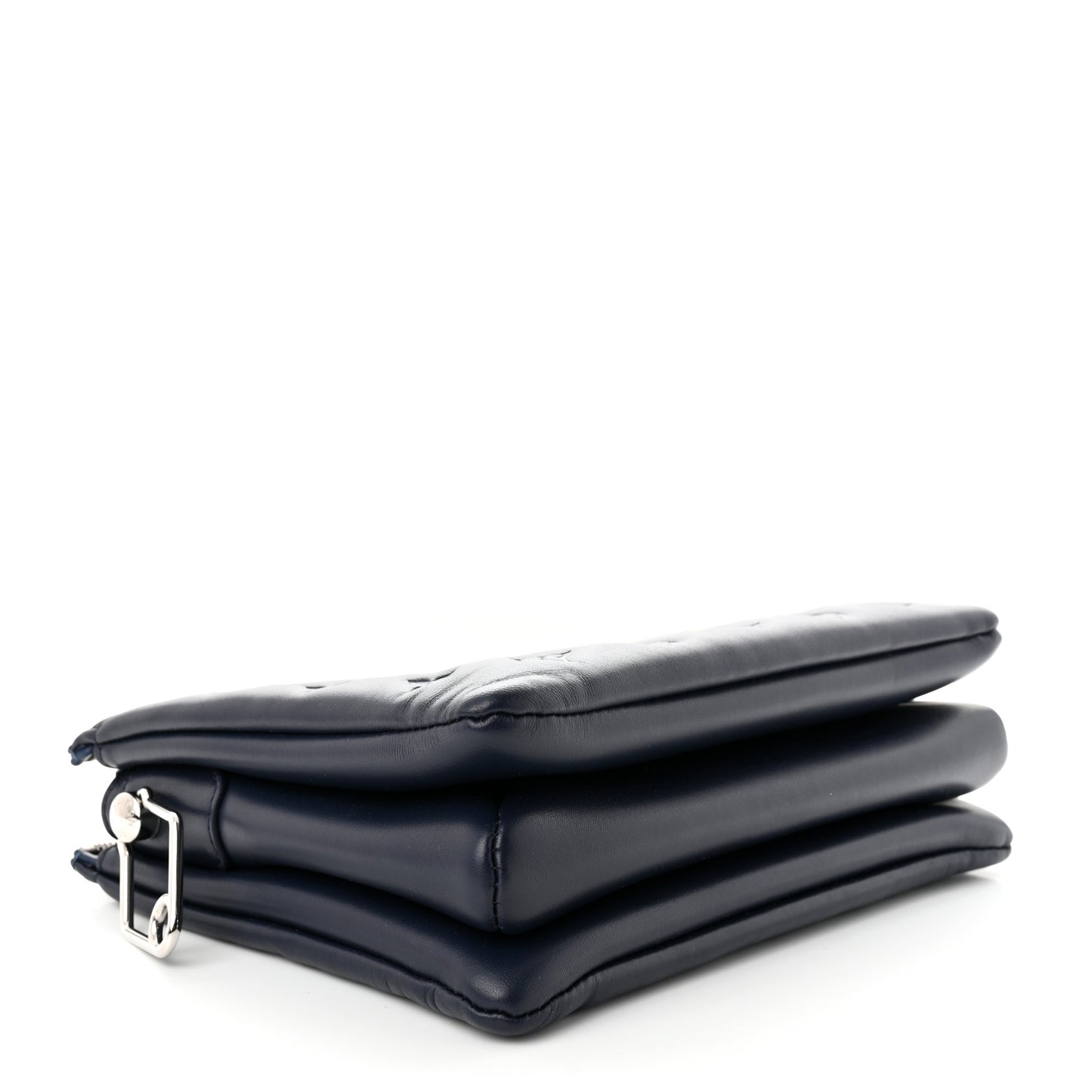 Lambskin Embossed Monogram Coussin PM Navy