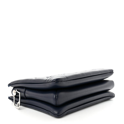 Louis Vuitton Lambskin Embossed Monogram Coussin PM Navy 4 of 12