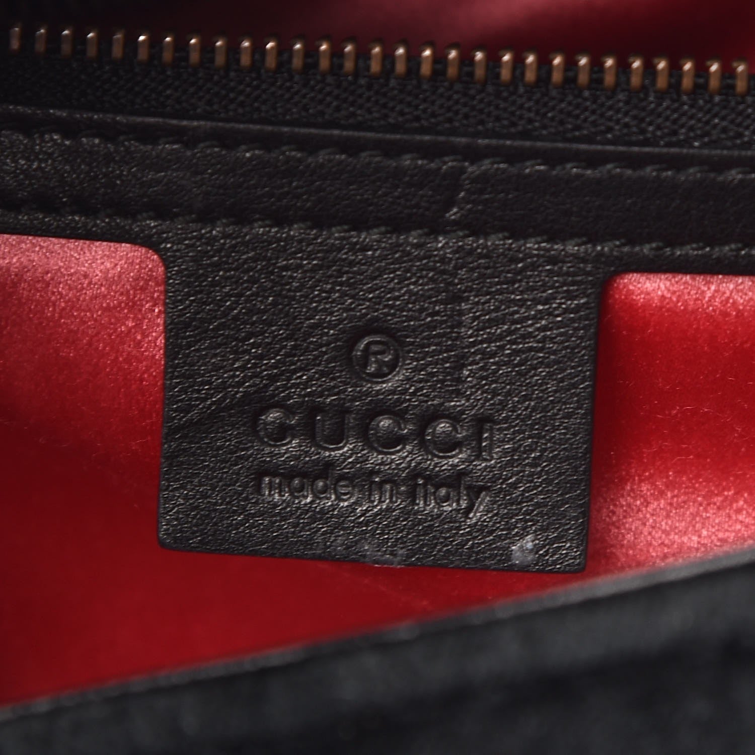 Gucci Velvet Matelasse Small GG Marmont Shoulder Bag Black 13 of 14