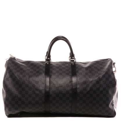 Louis Vuitton Damier Graphite Keepall Bandouliere 55 1 of 7