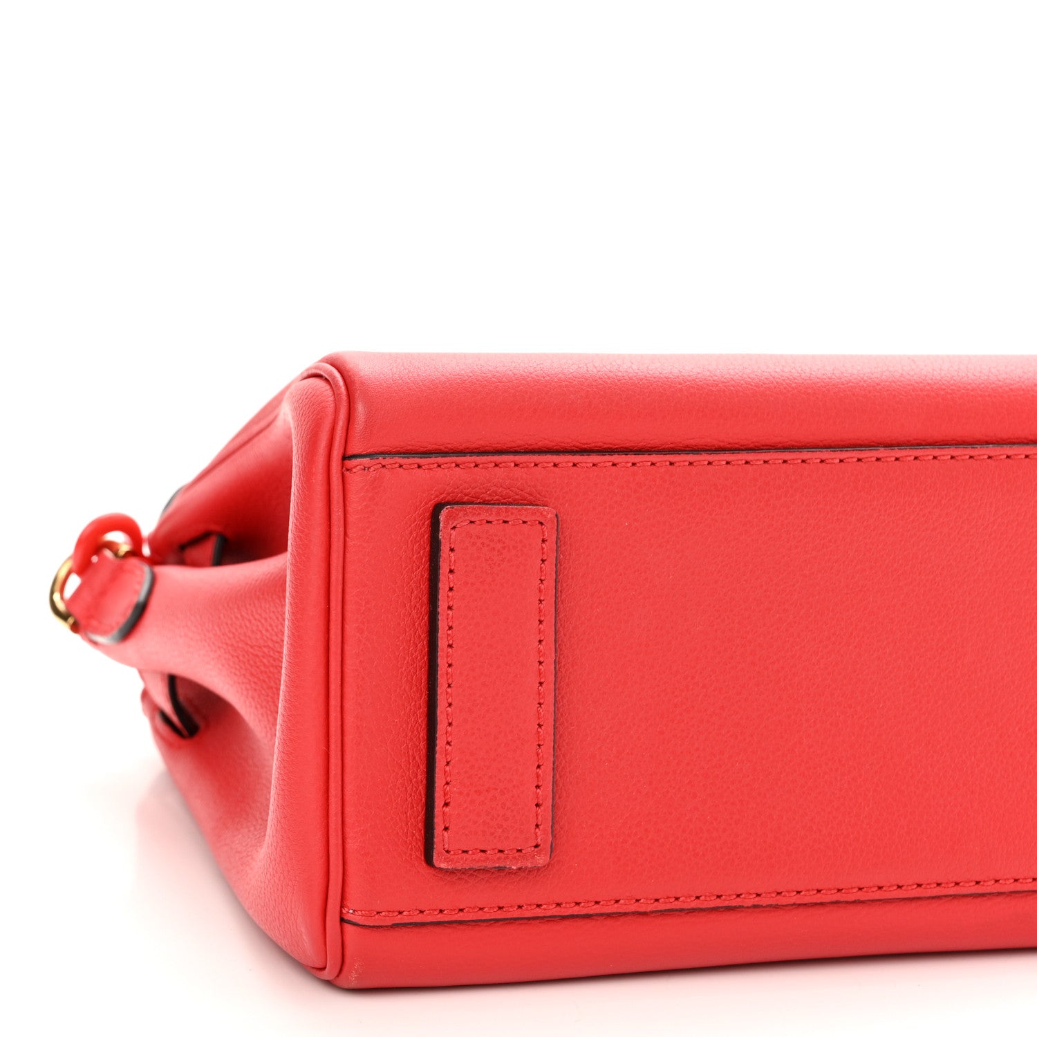 Versace Calfskin Medium La Medusa Top Handle Handbag Red 8 of 13