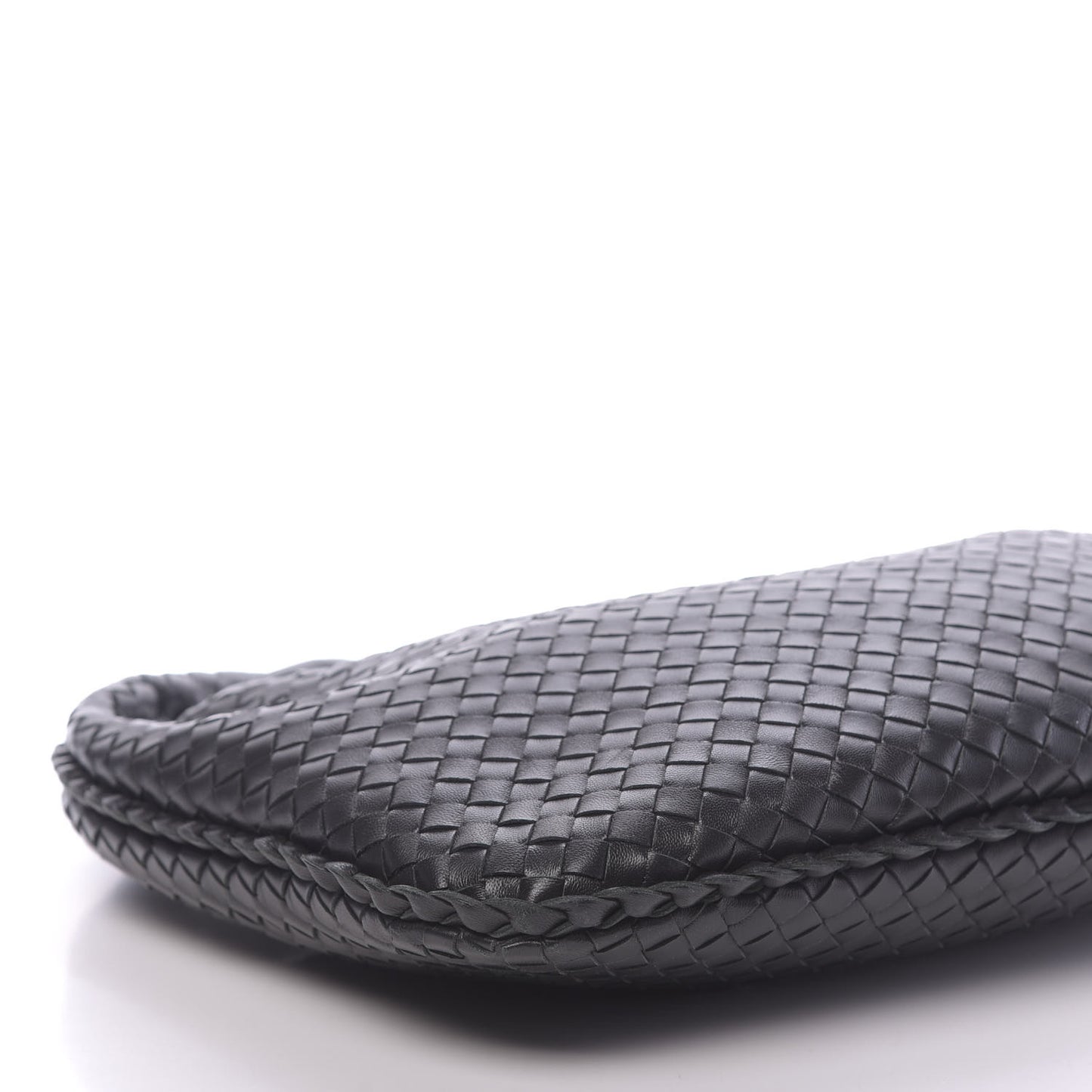 Nappa Intrecciato Medium Veneta Hobo Black