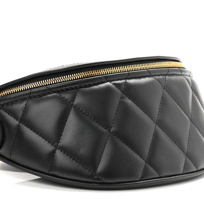 Balenciaga Calfskin Quilted XXS Souveniers Charms Belt Bag Black 8 of 10