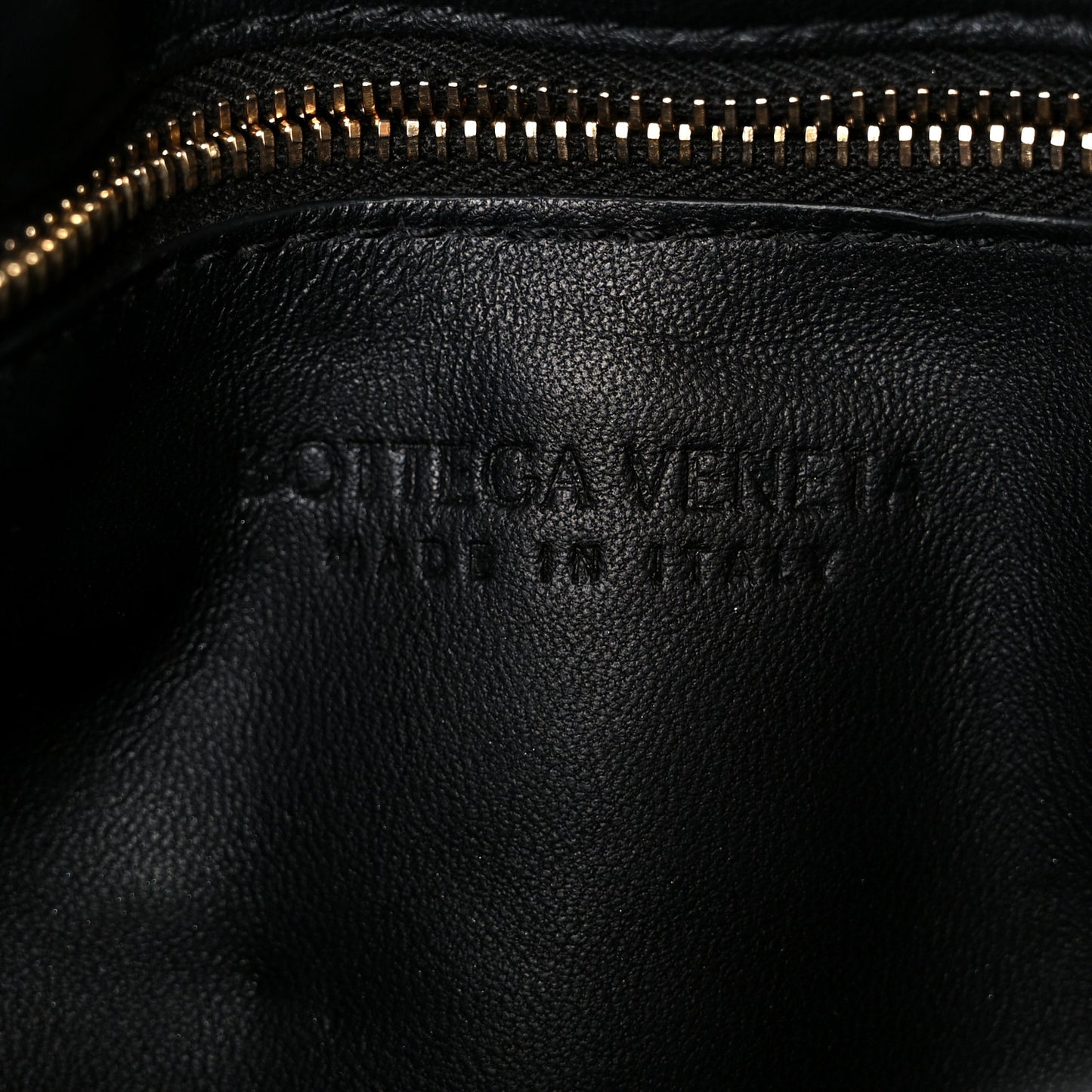 Nappa Maxi Intreccio Padded Cassette Crossbody Bag Black