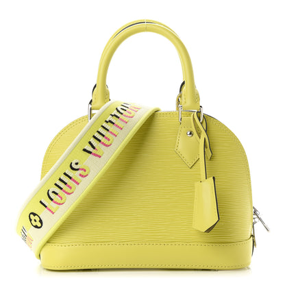 Louis Vuitton Epi Jacquard Alma BB Yellow Citron 1 of 10