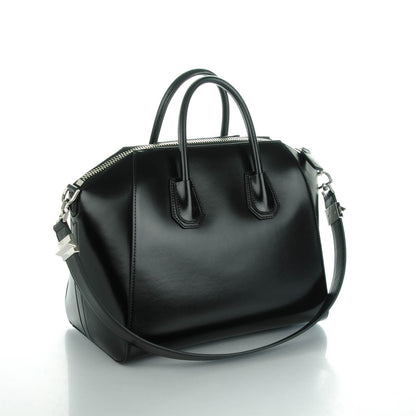 Givenchy Shiny Lord Calfskin Medium Antigona Black 3 of 7