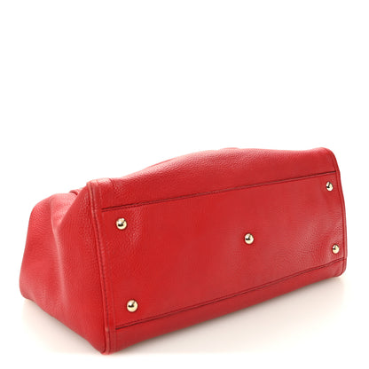 Gucci Pebbled Calfskin Medium Soho Shoulder Bag Tabasco Red 4 of 10
