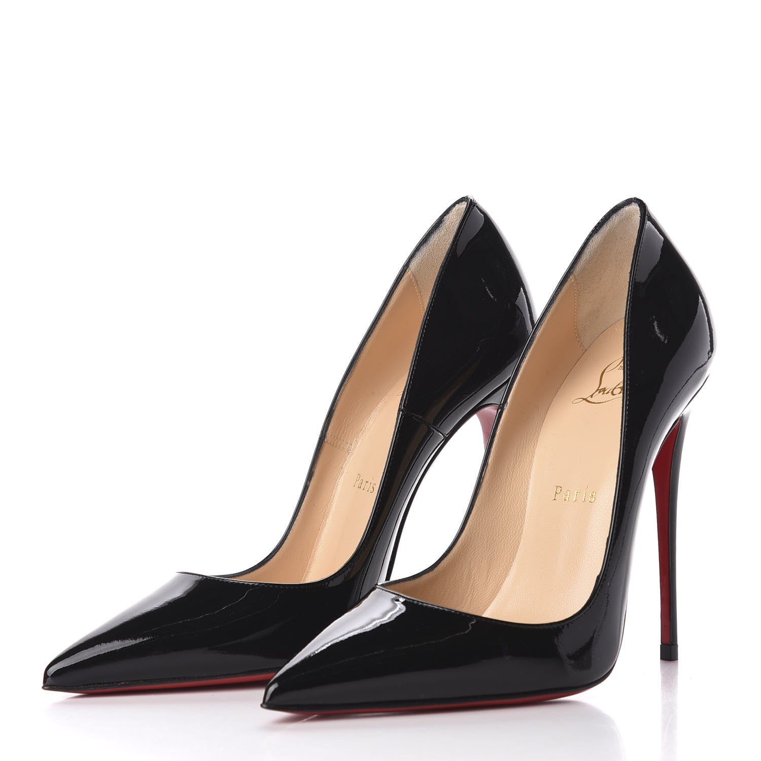 Christian Louboutin Patent So Kate 120 Pumps 37 Black 3 of 8