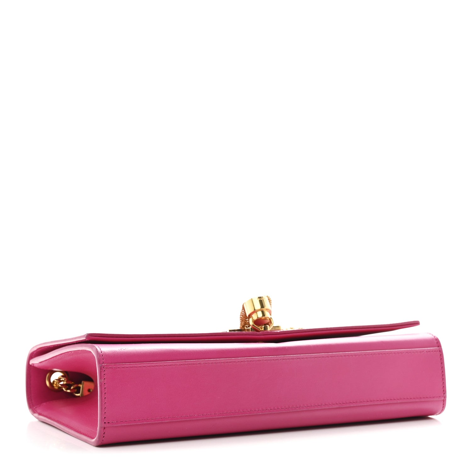 Saint Laurent Smooth Calfskin Medium Classic Monogram Kate Tassel Satchel Fuchsia 4 of 11
