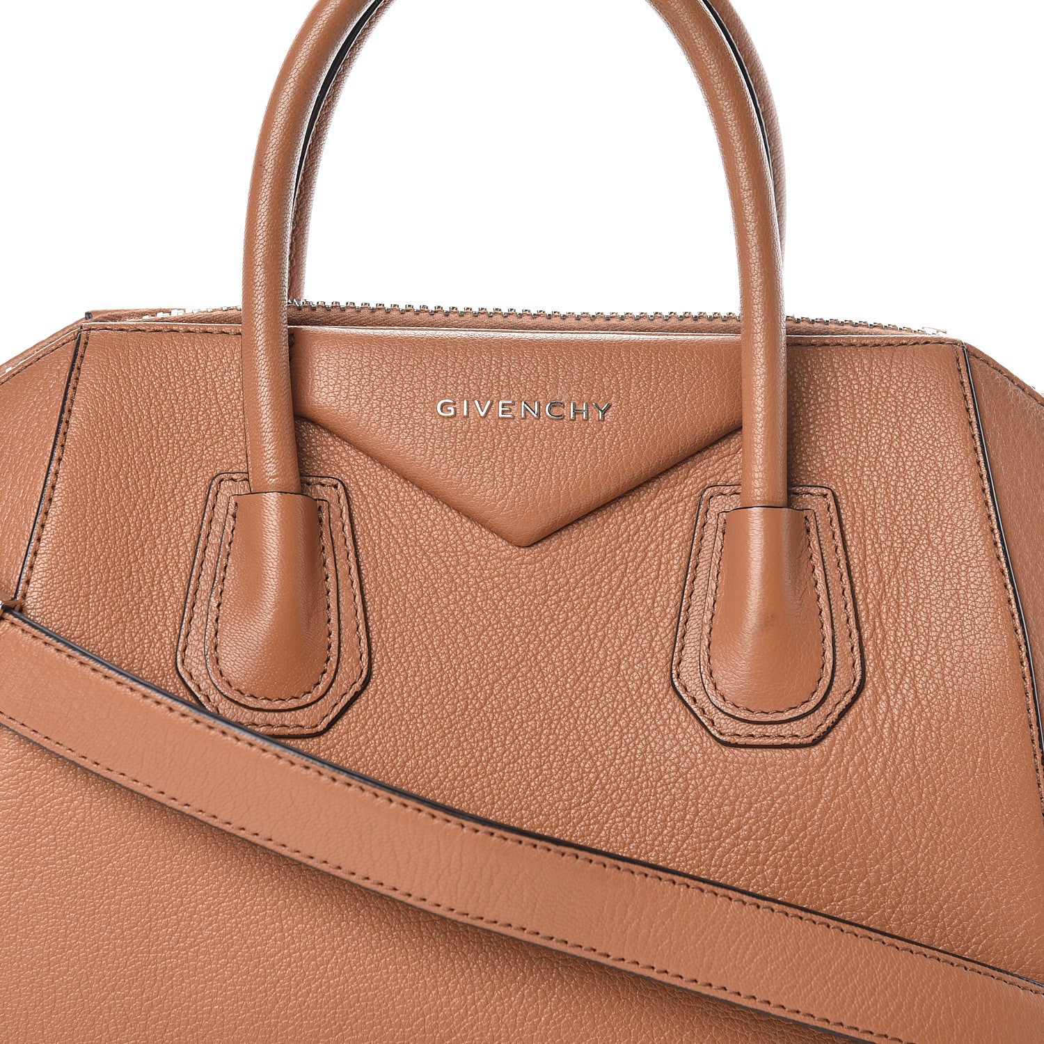 Givenchy Sugar Goatskin Small Antigona Caramel 8 of 10