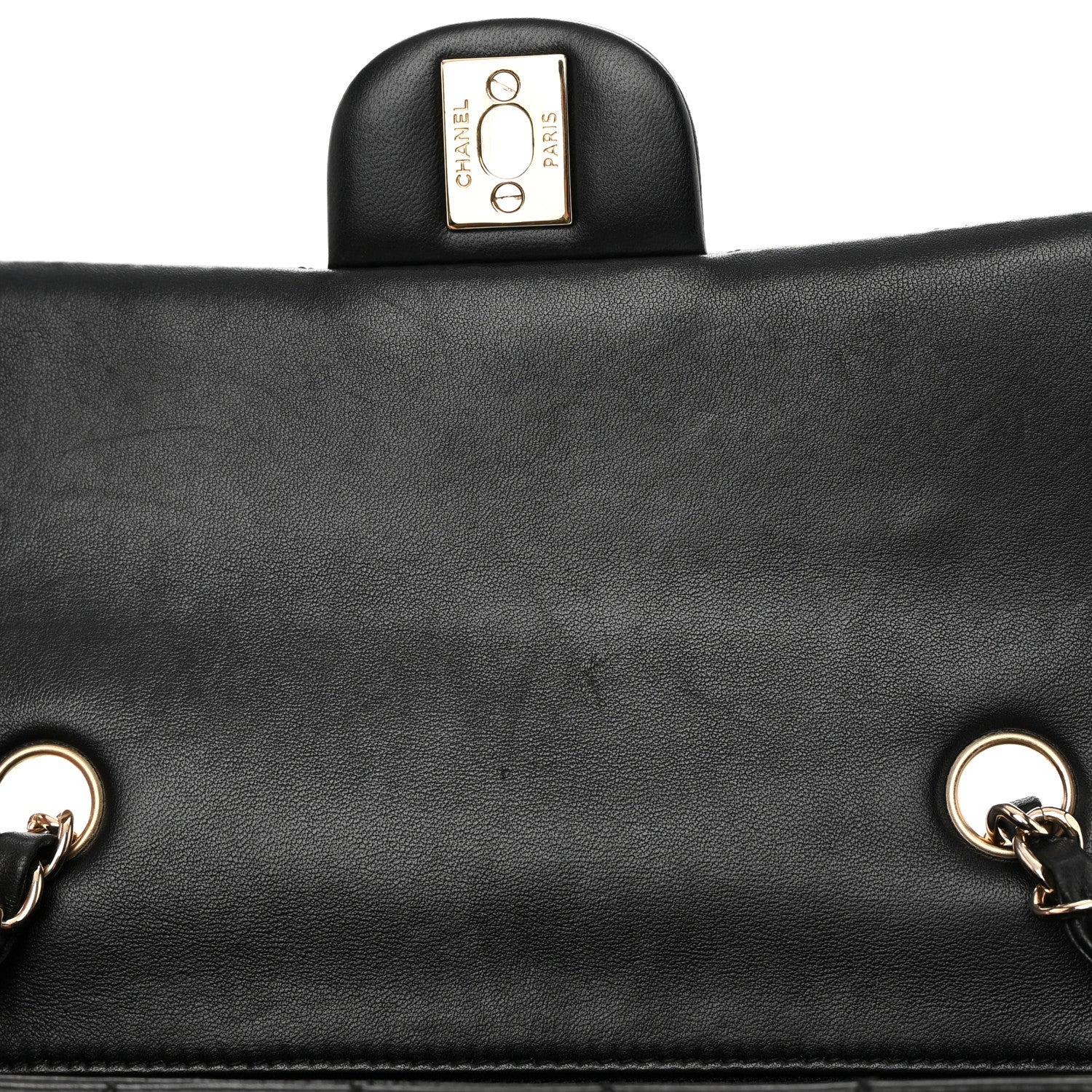 Chanel Lambskin Quilted Mini Rectangular Flap Black 12 of 12