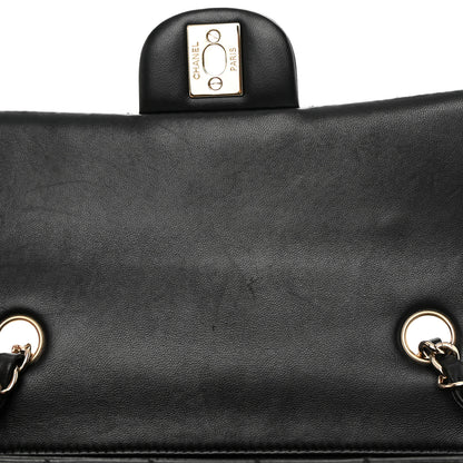 Chanel Lambskin Quilted Mini Rectangular Flap Black 12 of 12