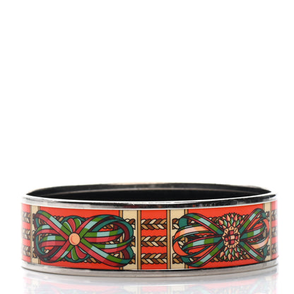 Hermes Enamel Printed Wide Rubans du Cheval Bracelet 65 3 of 5