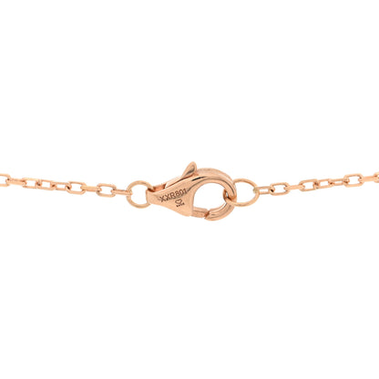Cartier 18K Pink White Yellow Gold Diamond Small Trinity Half Paved Pendant Necklace 4 of 5