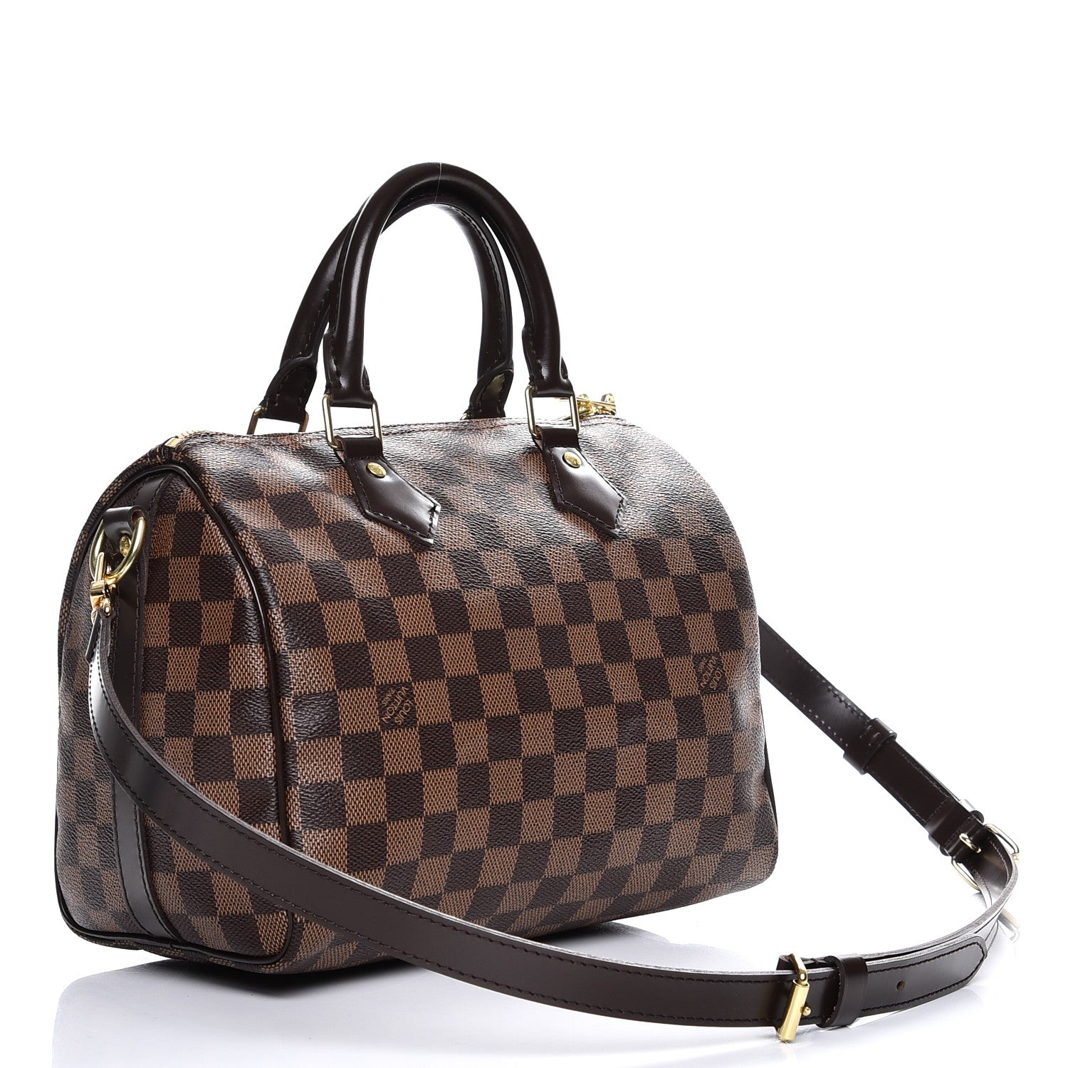 Louis Vuitton Damier Ebene Speedy Bandouliere 25 4 of 10