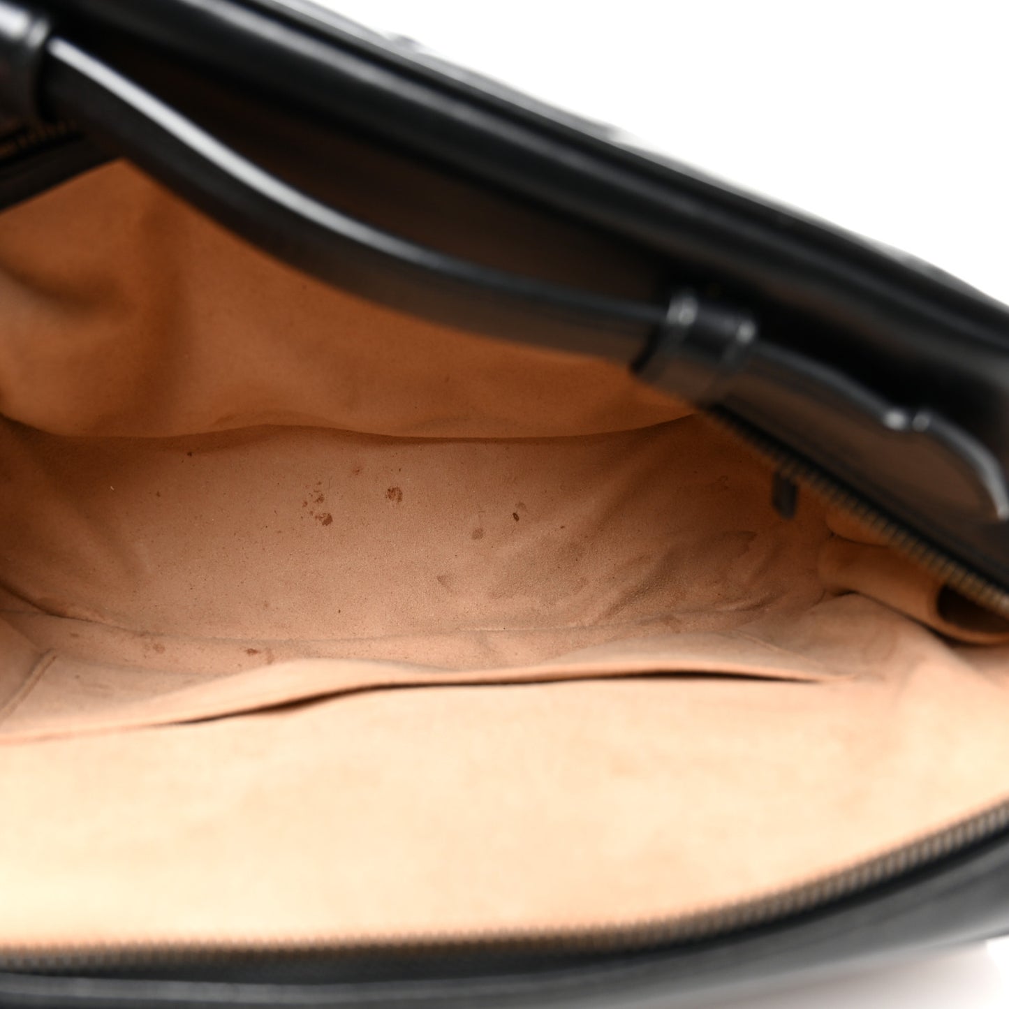 Calfskin Matelasse Sylvie Web Small GG Marmont Top Handle Shoulder Bag Black