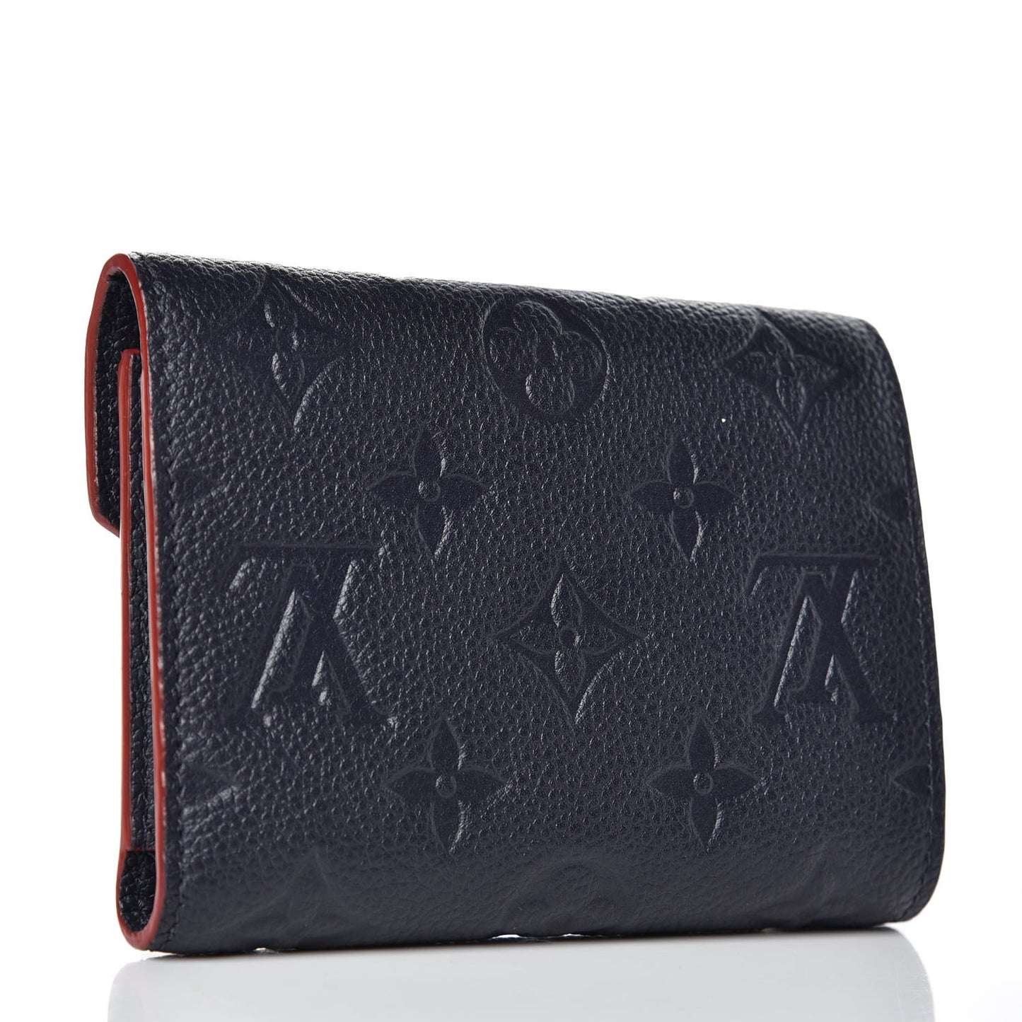 Empreinte Victorine Wallet Marine Rouge
