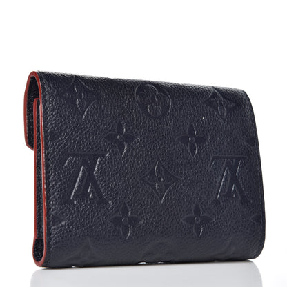 Louis Vuitton Empreinte Victorine Wallet Marine Rouge 3 of 8