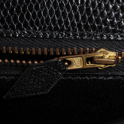 Hermes Lizard Kelly Sellier 28 Black 23 of 26