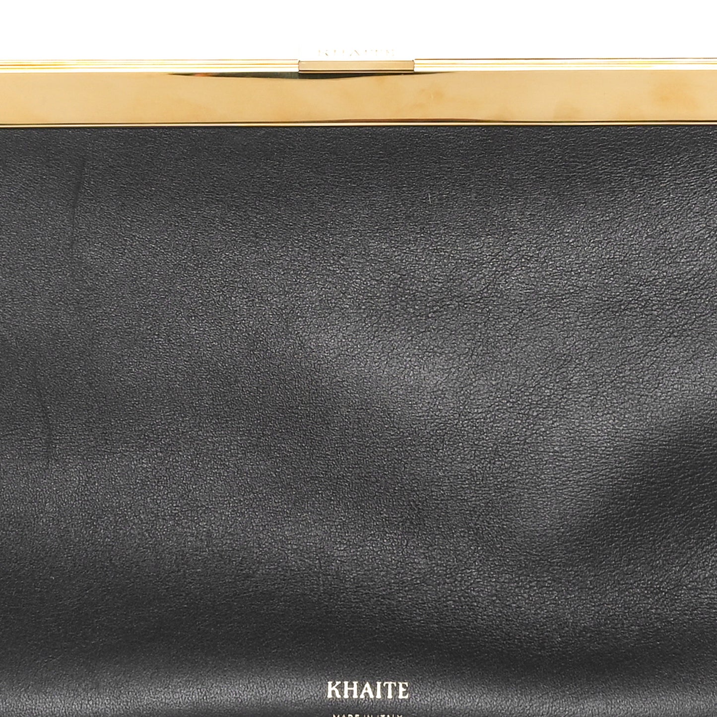 Smooth Calfskin Aimme Envelope Clutch Black
