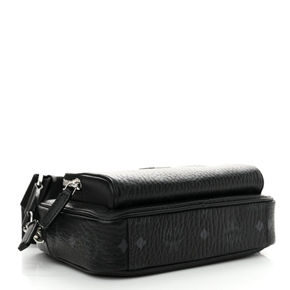 MCM Visetos Camera Crossbody Bag Black 4 of 11