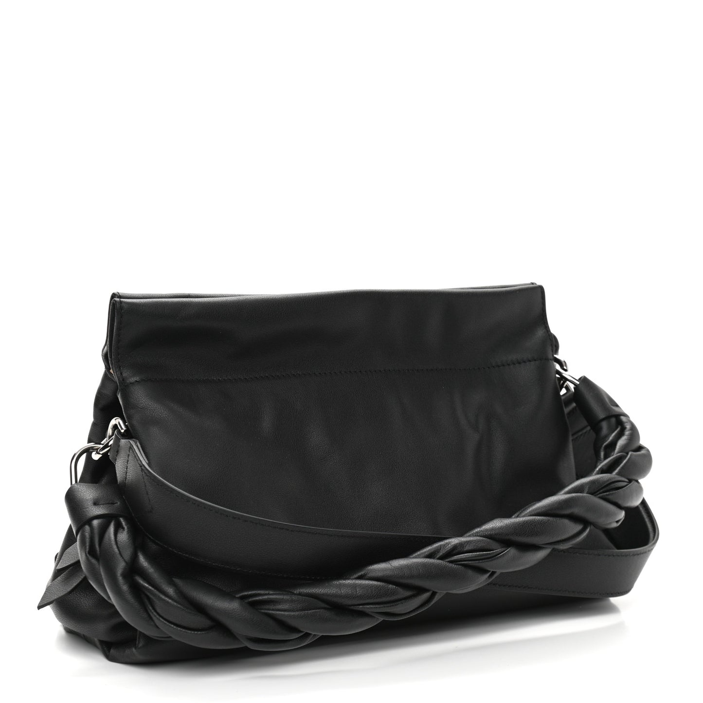 Calfskin Medium ID93 Satchel Black