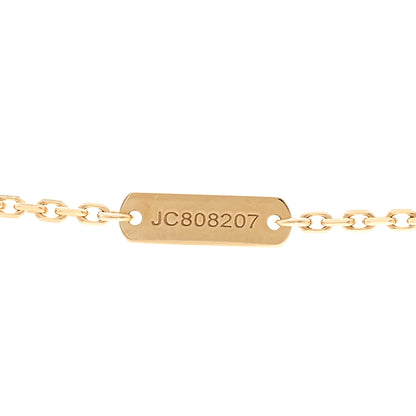Van Cleef & Arpels 18K Yellow Gold Mother of Pearl Vintage Alhambra Pendant Necklace 5 of 5