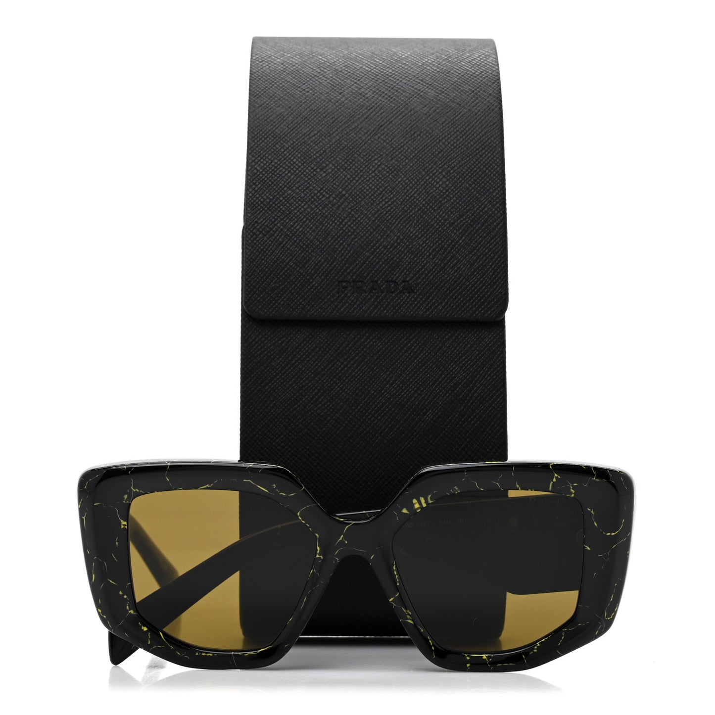 Acetate Symbole Sunglasses SPR 14Z Black Marble